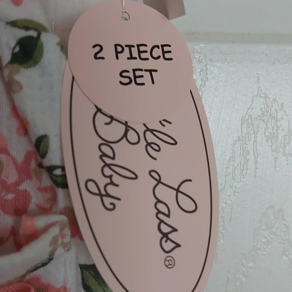 Little Lass Baby Dress 2 Piece Set - Picture 6 of 6